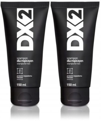 DX2 Šampon za moške z nagnjenostjo k izpadanju las 2x150ml