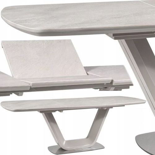 Eleganten raztegljiv jedilniški miza Armani Ceramic siva 160-220 cm