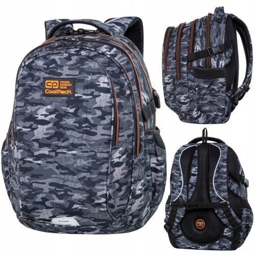 CoolPack Factor Military Grey 29L šolski nahrbtnik za fante 4.-6. razreda