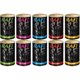   DOLINA NOTECI RAFI CLASSIC MOKRA HRANA ZA PSE, MEŠANICA OKUSOV, 12,4 kg