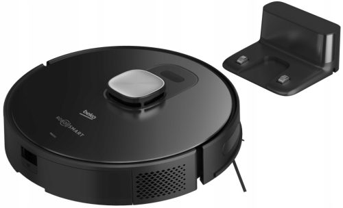  Beko VRR 84314 VB čistilni robot 3200 mAh brisanje WiFi daljinski upravljalnik Črna