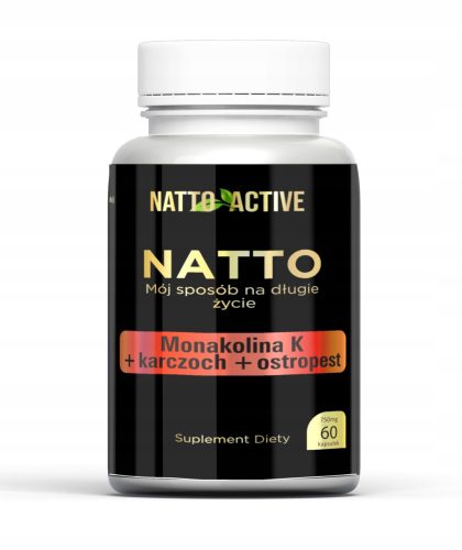Natto Active Monakolina K K2 MK7 Nattokinaza – Učinkovit naravni dodatek za vaše zdravje
