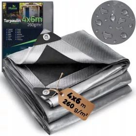   Odlična HDPE platnena prevleka 400 x 600 cm, 260 g/m2, odporna na vse vremenske razmere