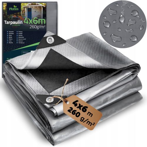 Odlična HDPE platnena prevleka 400 x 600 cm, 260 g/m2, odporna na vse vremenske razmere