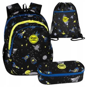   CoolPack Komplet Šolskih Torb z Jerry Vrečko, Atlantis Pisalno Škatlo in Vert Torbo za Čevlje