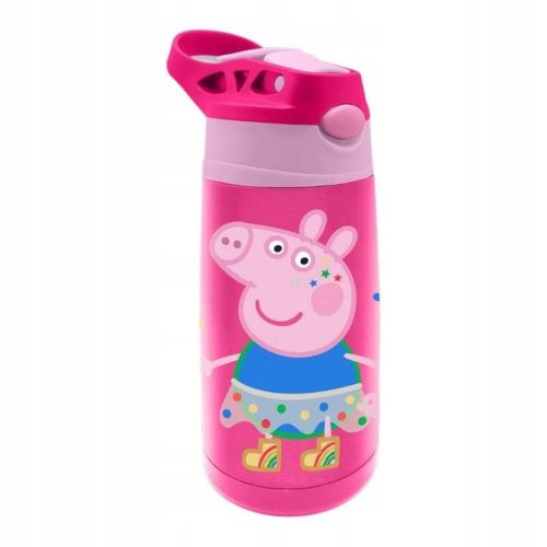 PEPPA PRAŠIČKA SUPER STEKLENICA 400 ML ZA TOPLE IN HLADNE NAPITKE