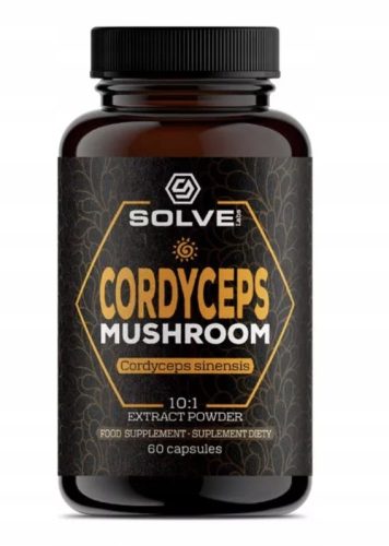 Kapsule Cordyceps sinensis 10:1 - podpora za večjo energijo in manj stresa, 60 kosov