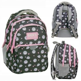 Backup večpredalni šolski nahrbtnik 24L Slatki ježki