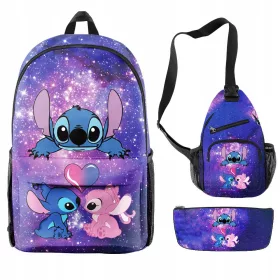 Večnamenski šolski nahrbtnik Lilo in Stitch Multicolor
