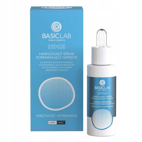 Vlažilni serum s hialuronsko kislino in biomimetičnimi peptidi za mladosten videz kože