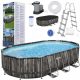 Ovalni bazen Bestway Power Steel™ 610 cm x 366 cm x 122 cm