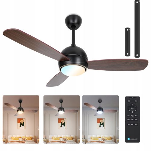 Stropni ventilator Aigostar Retro s funkcijo daljinskega upravljanja