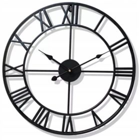   Optimized name: Črna retro stenska ura Asato 60 cm za domačo pisarno

Optimized description: Retro stenska ura Asato je popoln dodatek za vaš dom ali pisarno. Z njenim premerom 60 cm in črno mat končn