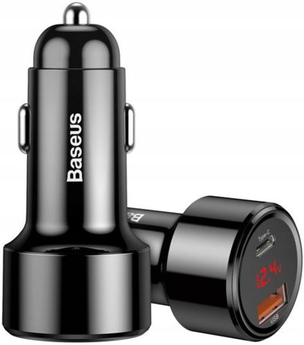 Avtopolnilec Baseus Magic Series PPS QC 4.0 45W 6A USB / USB-C črn