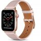 ELEGANTEN USNJEN PAS ZA APPLE WATCH 6 5 4 38 40 42 44MM IWATCH ROZA