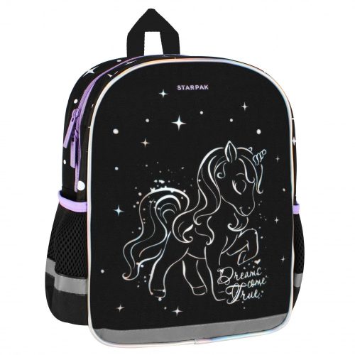 PREDŠOLSKI NAHRBTNIK UNICORN HOLO ČRN