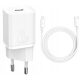 Polnilec Baseus Super Si USB-C PD 20W + Lightning kabel za hitro polnjenje iPhone 1m