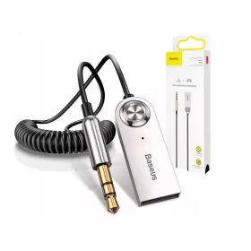   BASEUS BLUETOOTH 5.0 KABEL ZA SPREJEMNIK ZVOKA AVDIO ADAPTER AUX JACK ČRN