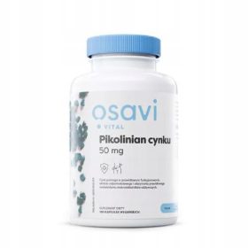  Osavi Vital Cinkov pikolinat 50 mg - 180 veganskih kapsul za imunost