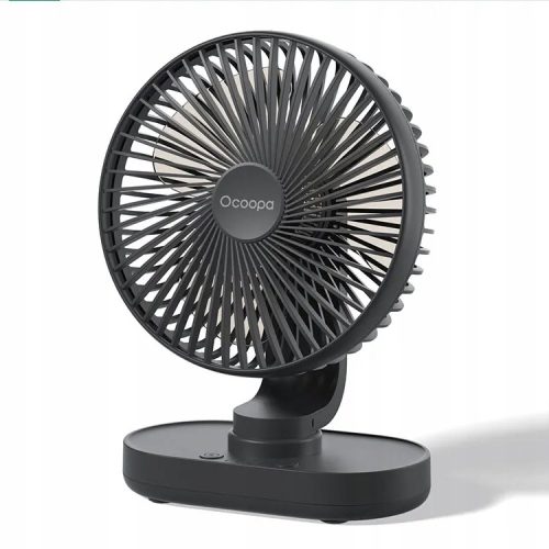 Mini ventilator Ocoopa D77 črni USB akumulator