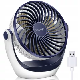 Mini ventilator Ocoopa D602 granatni USB namizni ventilator