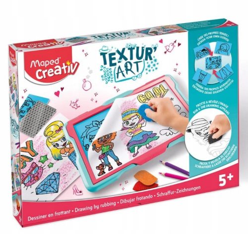 Tablica kreativnih tekstur za otroke Maped 5+