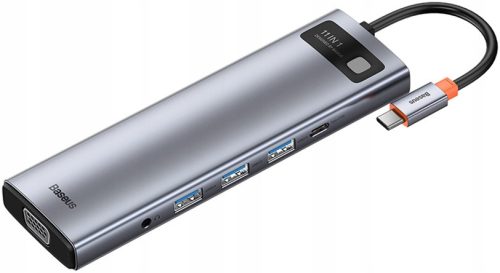Adapter Hub Baseus 11v1 USB Tip C CAHUB-CT0G Aluminijasti PD Port 3,5 mm Avdio Port