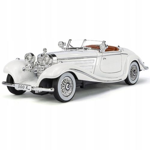 Igrače za otroke 1:24 Klasični model avtomobila Mercedes-Benz 500K, kovina