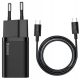 Baseus hitri polnilec Super Si 25W USB-C + kabel 1m
