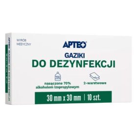 Apteo dezinfekcijski tamponi 32,5 x 30 mm 10 kosov