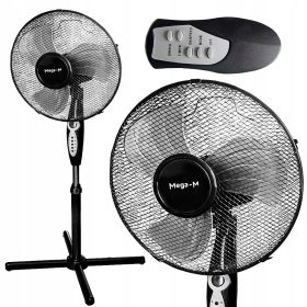 Mega-M talni ventilator Ventilator 40 cm črn