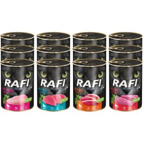 MAČJA HRANA RAFI CAT ADULT MOKRA MEŠANICA OKUSOV 12x400G