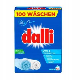 DALLI Beli pralni prašek za perilo 100 pranj 6kg