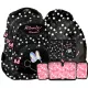 Optimized name: Paso Disney Minnie Mouse School Backpack Set for Girls