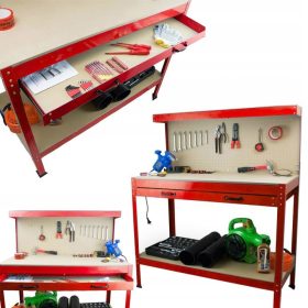 Delovna miza za orodje s predalom Bituxx 17726