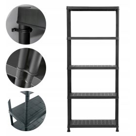   Plastični regal za shranjevanje Keter Plus 80x40x187 cm + Priključki + Pritrditev 5x 50 kg na polico