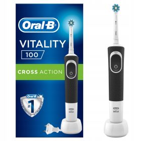   Oral-B Vitality 100 električna zobna ščetka s tehnologijo Braun, črna