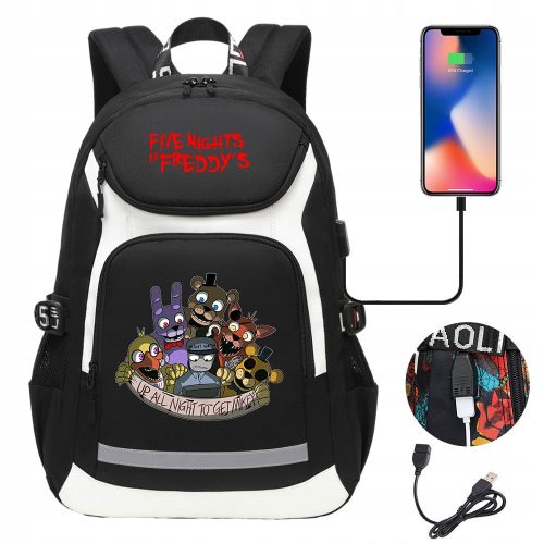 PRENOVA TORBICE A4 FIVE NIGHTS AT FREDDY'S Z VODOODPORNO ZASNOVO IN VELIKO KAPACITETO USB