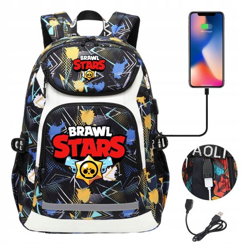 Nahrbtnik Brawl Stars 2024 z Vodoodpornim USB in Visoko Zmogljivostjo