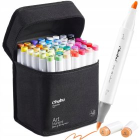 Ohuhu Dvojni Markerji z Etuijem in 48 Kosov