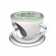 CHARMS OBESEK MATCHA LATTE MATCHA COFFEE TEA CUP LOVE COFFEE