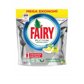 FAIRY PLATINUM kapsule ZA POMIVALNI STROJ 90 kosov MEGA PAK