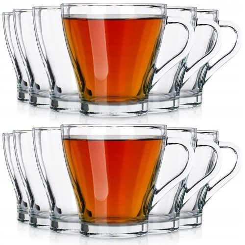 Vrhunski set 12 kozarcev za kavo in čaj 280 ml