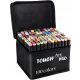 Markerji za alkohol Touch Art PRO™, komplet 100 kosov v etui