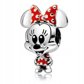Zapestnica SREBRO 925 Obesek Disney Minnie Mouse