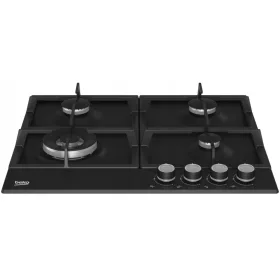    Beko HIAW64225SB plinska kuhalna plošča 60 cm Vgradna 7800 W Litoželezne rešetke za vok