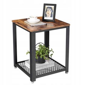 Kavna miza Loft Songmics Vasagle 45 x 45 x 55 cm črna