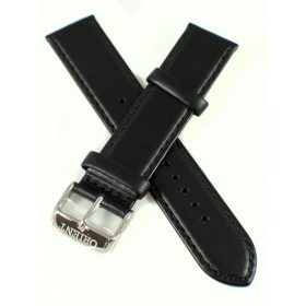   Elegantni črni usnjeni pas za uro Orient FAC0000DB0 - UDFCBSB - 21 mm