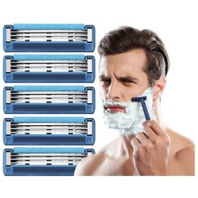 Gillette Mach3 Turbo Nadomestna rezila za britvice, 5 kosov