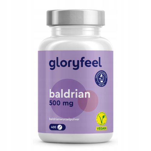 Valerijske tablete Gloryfeel - 400 vegan tablet za miren spanec
